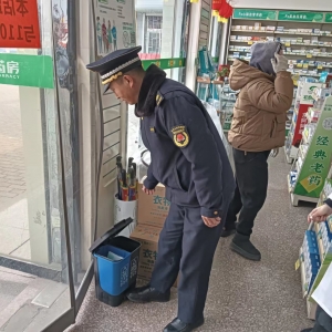 南村執(zhí)法中隊加強節(jié)前垃圾分類執(zhí)法宣傳！