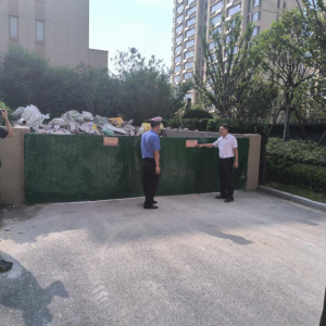 嚴管建筑垃圾臨時存放點 共筑整潔環(huán)境