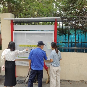 平度市東閣街道執(zhí)法中隊緊盯垃圾分類，執(zhí)法“不打烊”