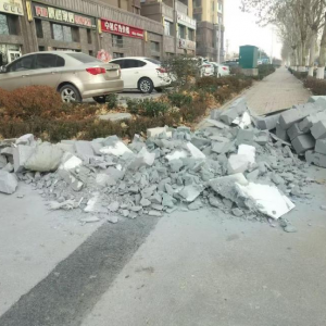平度市鳳臺(tái)街道執(zhí)法中隊(duì)：借信用之力，開展建筑垃圾整治