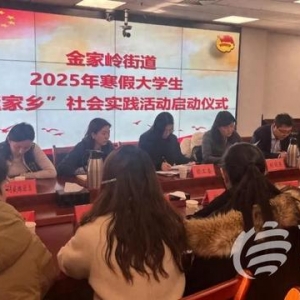 金家?guī)X街道開展2025年“青鳥計劃”寒假大學生“返家鄉(xiāng)”社會實踐活動