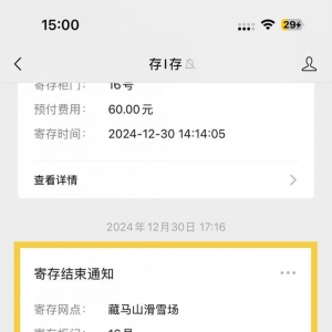 押金自動(dòng)變公眾號(hào)余額 滑雪場(chǎng)寄存柜押金“退而不回”惹爭(zhēng)議