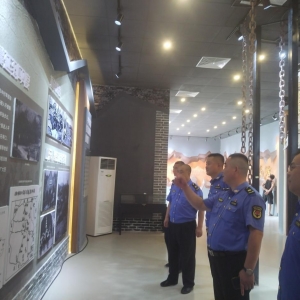 鳳臺執(zhí)法中隊(duì)黨支部參觀“五虎將抗日紀(jì)念館”